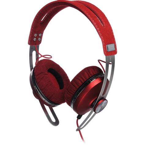 Sennheiser Momentum On-Ear Headphones (Red) 505993 B&H Photo