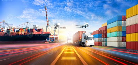Global business logistics import export and container cargo freight ...