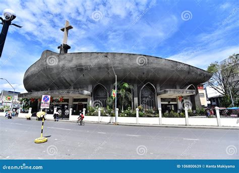 San Pedro Cathedral in Davao, Philippines Editorial Stock Image - Image ...