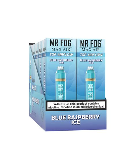 Mr Fog Max Air 3000 Puffs Blue Raspberry Ice Mr Fog