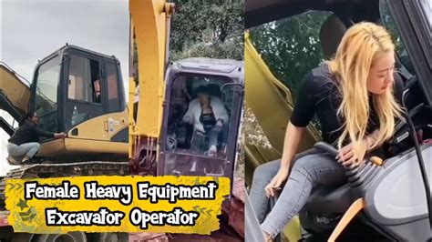 Woman Female Operator Heavy Equipment Youtube