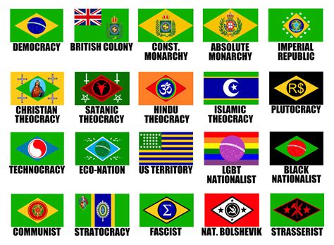 Super Deluxe Alternate Flags Of Brazil By Wolfmoon25 On Deviantart