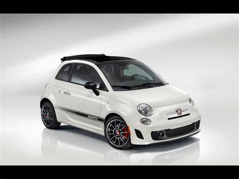 White Fiat 500 Abarth - beauty walpaper