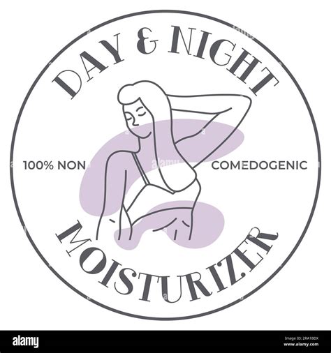 Day Night Moisturizer Non Comedogenic Cosmetics Stock Vector Image