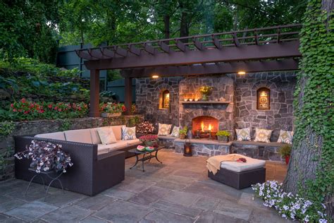 Камин во дворе (70 фото) » НА ДАЧЕ ФОТО