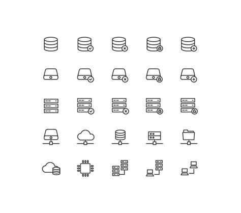 Free Database Icons Ai