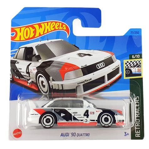 Masinuta Hot Wheels Audi 90 Quattro Alb 1 64 EMAG Ro