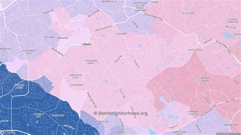 Lilburn Ga Political Map Democrat And Republican Areas In Lilburn