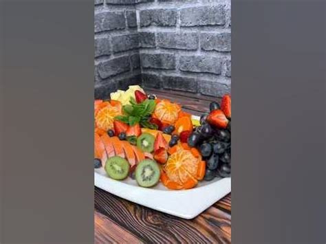 фруктовая нарезка на новый год #своимируками #handmade # ...