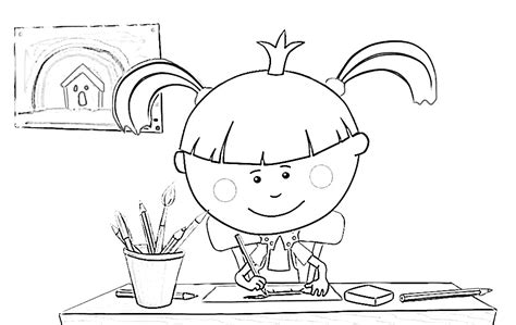 Царевна рисует|Раскраски Жила-была Царевна