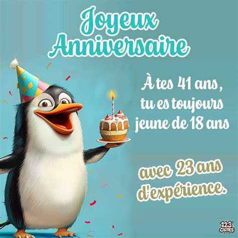 Carte Anniversaire 41 Ans Cupcake Et Bougies 123cartes