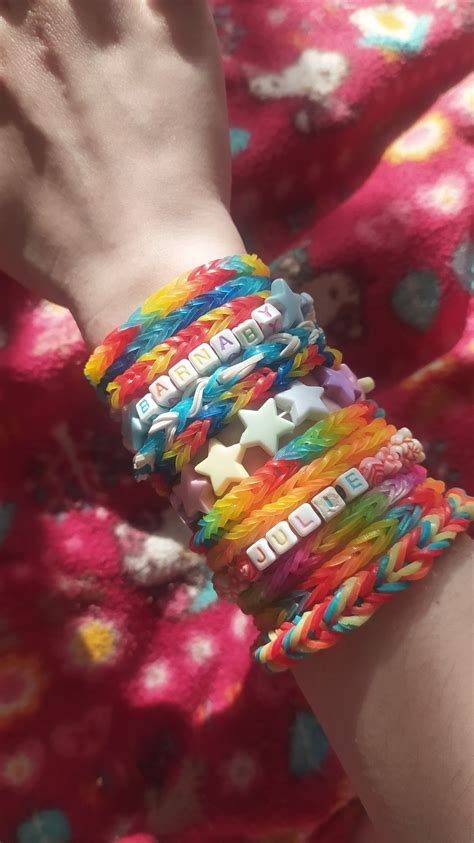 Lesbian Bracelets And Stickers Rainbow Loom Bracelets Etsy Artofit