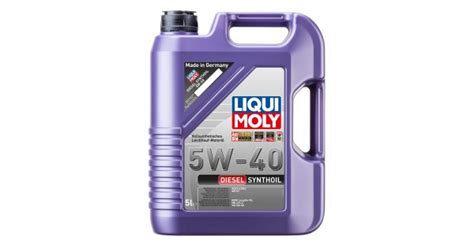 Масло LIQUI MOLY Diesel Synthoil 5W40 - 5L на Топ Цена | Ойл Груп БГ