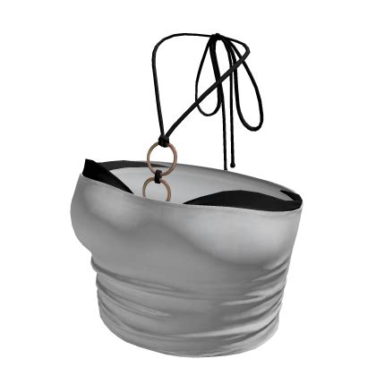 White Urban Summer Beach Black Bikini Tube Top Roblox Id Code