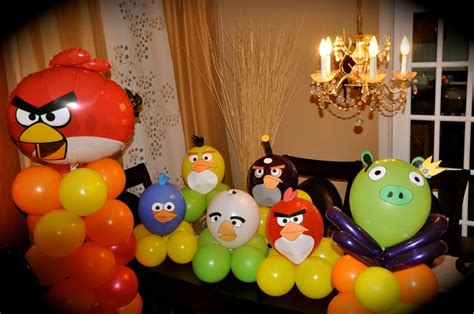 Angry Birds Balloons Sons Birthday Balloons Birthday