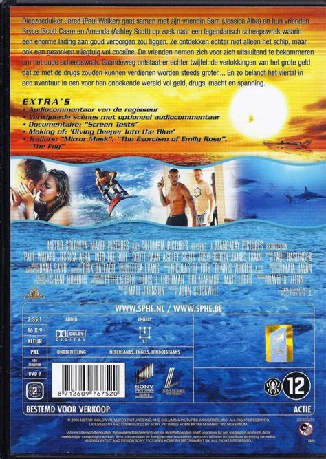 Into The Blue Dvd Jessica Alba Dvds