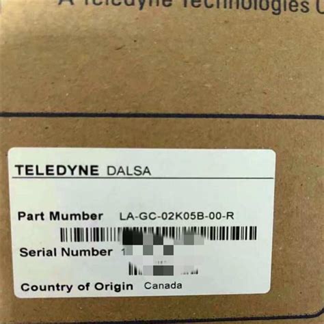 Brand New LA GC 02K05B 00 R DALSA Industrial Camera Fast Delivery FedEx