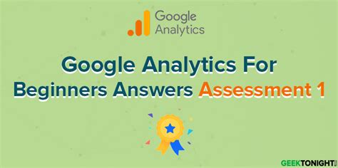 Google Analytics For Beginners Answers Assessment