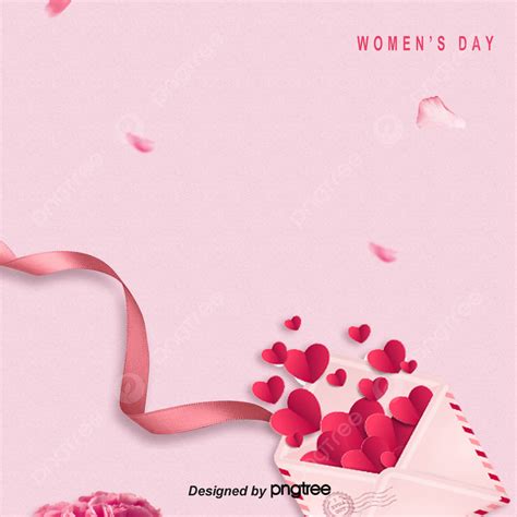 Background Of Pink Simple Womens Day Wallpaper Flighty March 8th