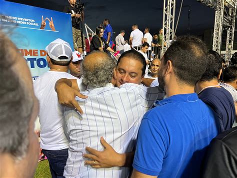 Mais De Pessoas Compareceram Na Conven O De Weverton Rocha Em