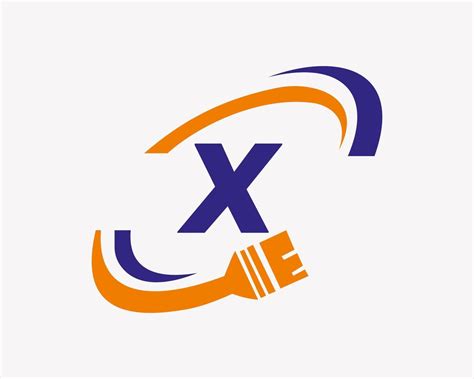 Letter X House Painting Logo Design Vector Art At Vecteezy