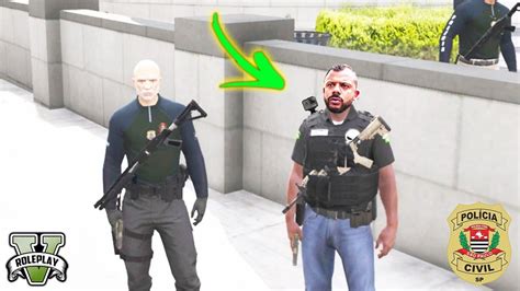 GTA V ROLEPLAY ABCD RP Equipe EIE Prende Policial Militar Corrupto