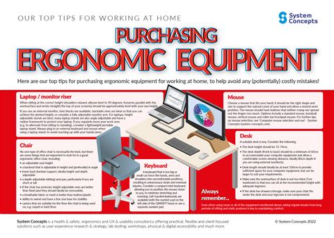 Our Top Tips For Working At Home Purchasing Ergonomic Equipment