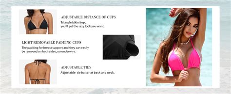 Amazon Colloyes Women S Black Bikini Sets Triangle Two Piece Swimsuit Sexy String Bathing