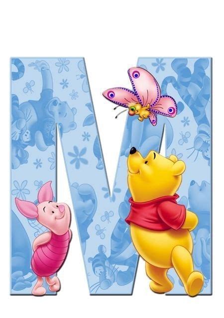 Diamond Painting Full Round Drill Letter Winnie The Pooh B Winnie