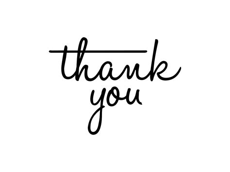 Thank You Font Style