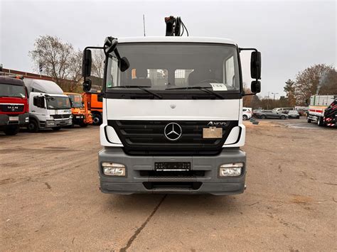 Mercedes Benz AXOR 1829 4x2 HMF 1820 K5 Cran Kran Winde Euro 5 For Sale