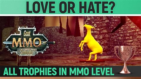 Goat Simulator Mmo All Trophy Goats In Mmo Level Love Or Hate