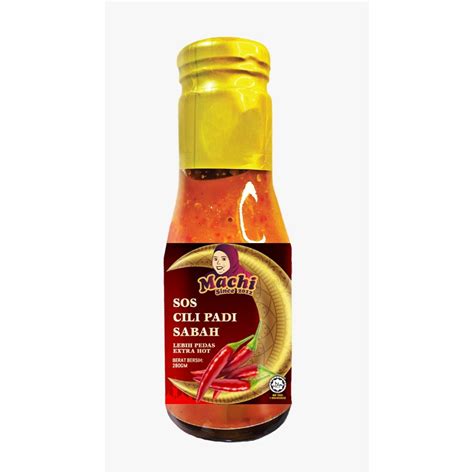 Machi Extra Hot Sos Cili Padi Sabah Gm Machi Extra Hot Chilli Sauce