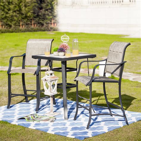 3-Piece Outdoor Bistro Set - Walmart.com