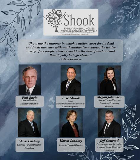 Shook Family Funeral Homes & Crematory | Tiffin OH