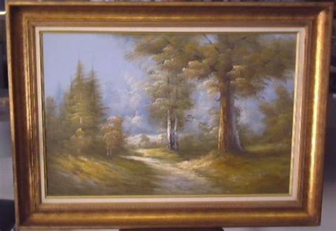 Oil Painting: Tree Landscape-Gold Leaf ... • Psw