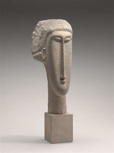 Head Of A Woman Amedeo Modigliani Amedeo Modigliani