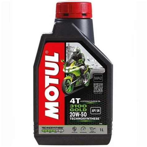 3100 4t Gold 20w 50 1l Motul Engine Oil At Rs 500bottle Motul