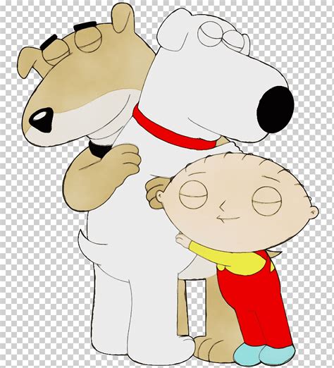 Dibujo De Familia Acuarela Pintura Tinta Mojada Brian Griffin