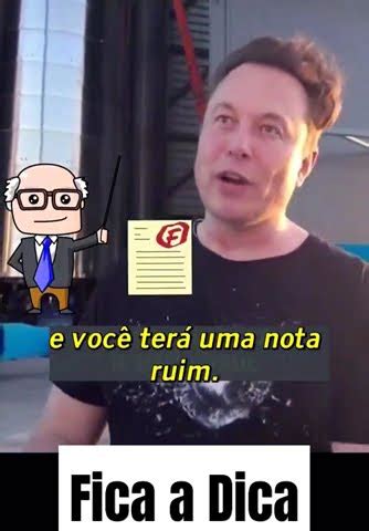 Fica A Dica De Elon Musk Dica Elonmusk Engenharia Youtube