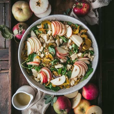 Fall Harvest Salad With Honeycrisp Squash Hunger Thirst Play