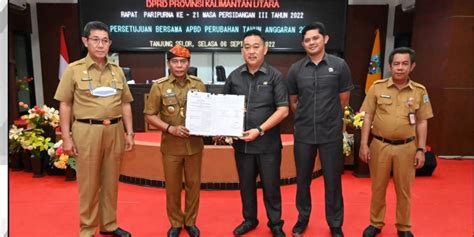 DPRD Kaltara Sahkan Ranperda ABPD Perubahan Tahun 2022 Menjadi Perda