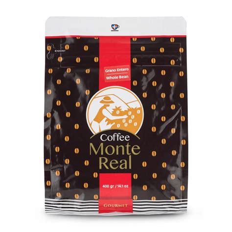Monte Real, в зернах, сорт арабики 400 г. купить по выгодной цене с ...