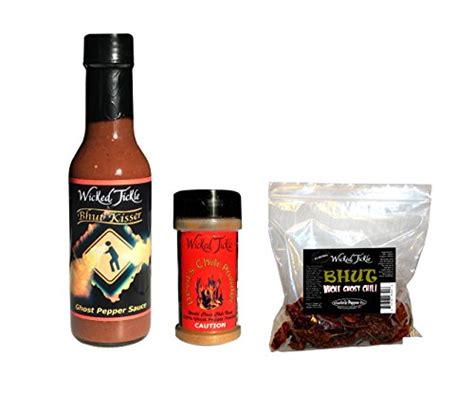 Ultimate Spice Gift Set Ghost Pepper Scorpion Reaper Hot Sauce Peppers