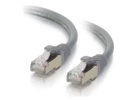 C2G (Legrand) 2FT Cat6A 10GbE Shielded (S/FTP) Snagless Patch Cable 26AWG — Yellow (10-Pack) (CG-C6-C6A-STP-2FT-YL-10PK)