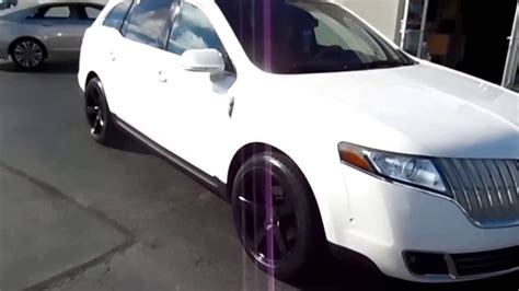 Lincoln Mkt With 20 Ruff Racing Wheels On Lexani Tires Youtube