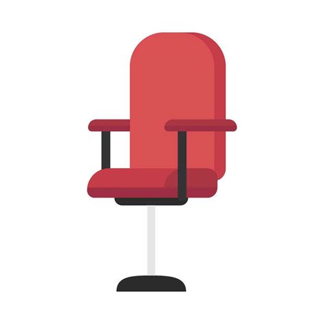 Office work chair flat illustration 34992417 Vector Art at Vecteezy