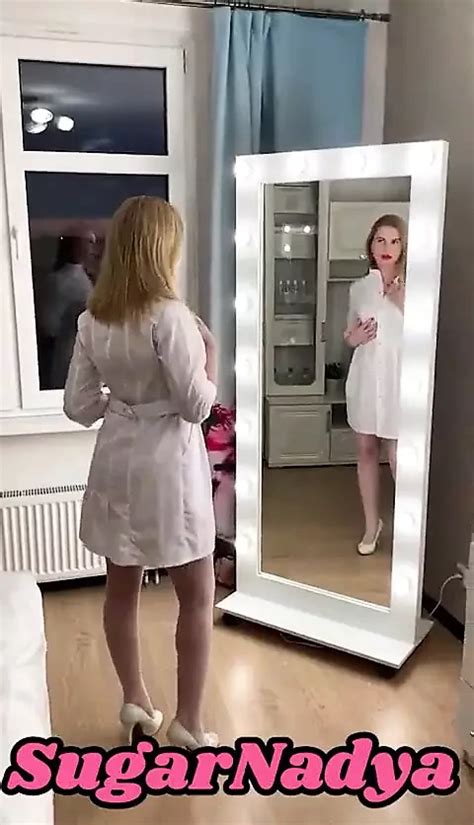 Sugar Nadya Plays With Her Own Pussy Wearing Latex Gloves Stockings Porn Feat SugarNadya