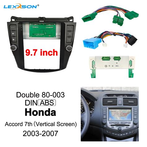 Polegada Car Fascia Para Honda Accord Stereo Din