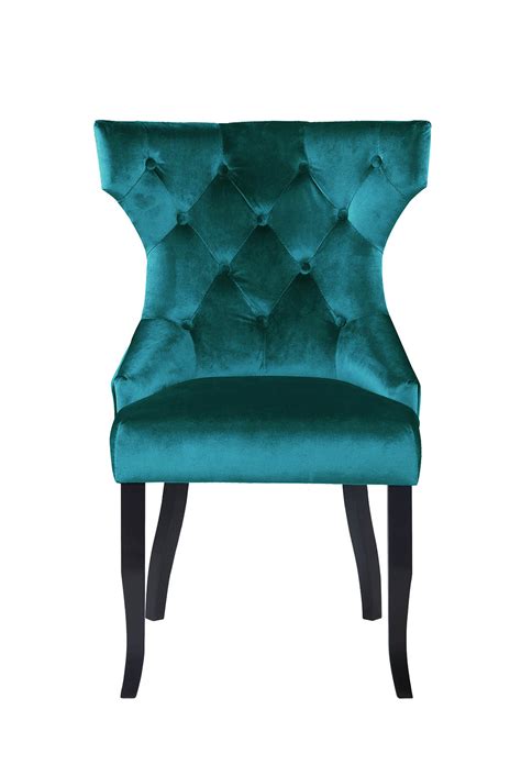 Chic Home Pixie Velvet Upholstered Wingback Dining Chair Set Of 2